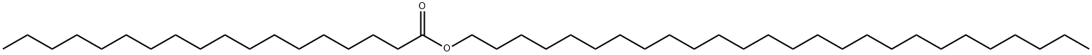 Octadecanoic acid, hexacosyl ester 结构式