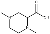 1,4-二甲基哌嗪-2-羧酸 结构式