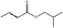 巴豆酸异丁酯 结构式