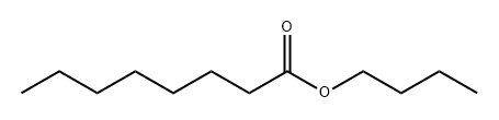 辛酸正丁酯 结构式