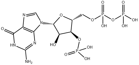 guanosine 5'-diphosphate-3'-monophosphate 结构式