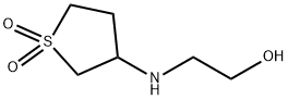 2-[(1,1-二氧代四氢噻吩-3-基)氨基]乙醇 结构式