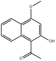 1-Acetyl-4-methoxy-2-naphthol 结构式