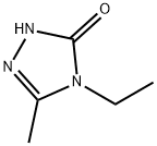 4-乙基-5-甲基-2H-1,2,4-三唑-3(4H)-酮 结构式