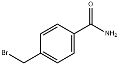 4-溴甲基苯甲酰胺 结构式