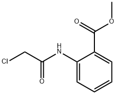 2-(2-氯乙烷酰基氨基)苯甲酸甲酯 结构式