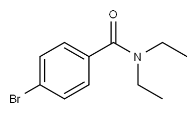 N,N-二乙基-4-溴苯甲酰胺 结构式