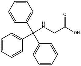 N-(三苯甲基)甘氨酸 结构式