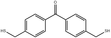 bis(4-(MercaptoMethyl)phenyl)Methanone 结构式