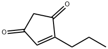 4-Propyl-4-cyclopentene-1,3-dione 结构式