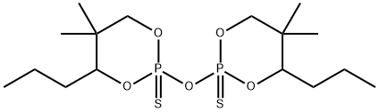 2,2'-oxybis[5,5-dimethyl-4-propyl-1,3,2-dioxaphosphorinane] 2,2'-disulphide 结构式