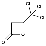 3-hydroxy-4,4,4-trichlorobutyric beta-lactone 结构式