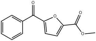 5-苯甲酰基呋喃-2-甲酸甲酯 结构式