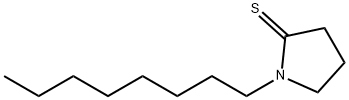 2-Pyrrolidinethione,  1-octyl- 结构式