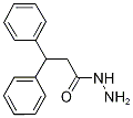 3,3-二(苯基)丙烷肼 结构式