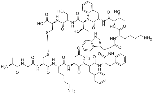 (D-TRP8)-SOMATOSTATIN-14 结构式