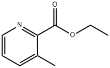 3-甲基吡啶-2-甲酸乙酯 结构式