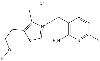 硫胺素 结构式