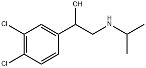 1-(3,4-DICHLOROPHENYL)-2-(ISOPROPYLAMINO)ETHAN-1-OL 结构式