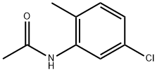 N-(5-氯-2-甲基苯基)乙酰胺 结构式