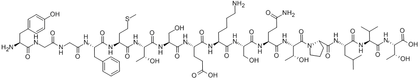 α-内啡肽 结构式