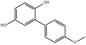 4'-methoxy[1,1'-biphenyl]-2,5-diol 结构式