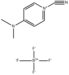 N-氰-4-二甲氨基-吡啶四氟硼酸盐 结构式