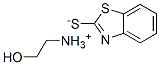 benzothiazole-2(3H)-thione, compound with 2-aminoethanol (1:1) 结构式