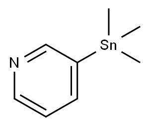 TRIMETHYL(3-PYRIDYL)TIN 结构式