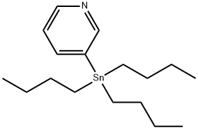 3-(1,1,1-三丁基甲锡烷)嘧啶 结构式