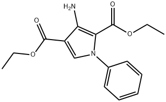 3-AMINO-PHENYL-1H-PYRROLE-2,4-DICARBOXYLIC ACID DIEHYL ESTER 结构式