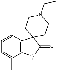 1'-Ethyl-7-methylspiro[indoline-3,4'-piperidin]-2-one 结构式