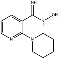 N'-hydroxy-2-piperidin-1-ylpyridine-3-carboximidamide 结构式