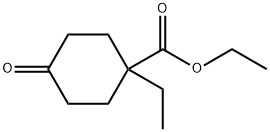 1-乙基-4-氧代环己烷甲酸乙酯 结构式