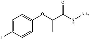 2-(4-氟苯氧基)丙酰肼 结构式