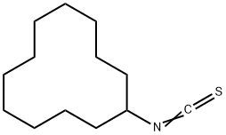 异硫氰酸环十二酯 结构式