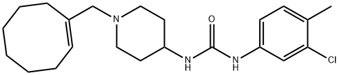 1-(3-氯-4-甲基苯基)脲 结构式