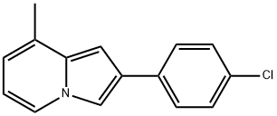 Indolizine, 2-(4-chlorophenyl)-8-methyl- (9CI) 结构式