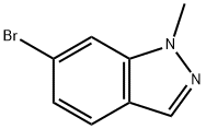 6-溴-1-甲基吲唑 结构式