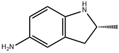 1H-Indol-5-amine,2,3-dihydro-2-methyl-,(2R)-(9CI) 结构式