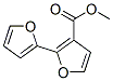 2,2'-Bifuran-3-carboxylic acid methyl ester 结构式