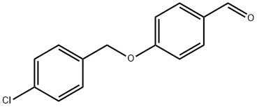 4-[(4-氯苄基)氧基]苯甲醛 结构式