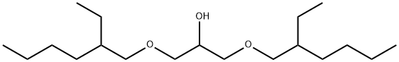 1,3-bis[(2-ethylhexyl)oxy]propan-2-ol 结构式
