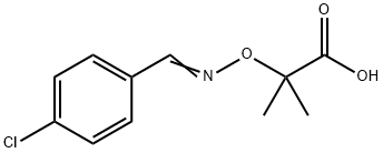 alpha-((4-chlorobenzylideneamino)oxy)isobutyric acid 结构式