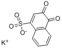 1,2-萘醌-4-磺酸钾盐 结构式
