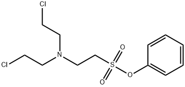 Phenyl 2-(bis(2-chloroethyl)amino)ethanesulfonate 结构式