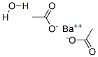 Barium acetate monohydrate. 结构式