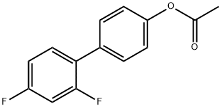 2',4'-二氟-[1,1'-联苯]-4-基乙酸酯 结构式