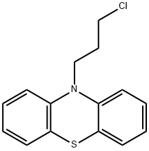 10H-吩噻嗪, 10-(3-氯丙基)- 结构式