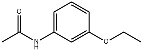 3'-乙氧基乙酰苯胺 结构式